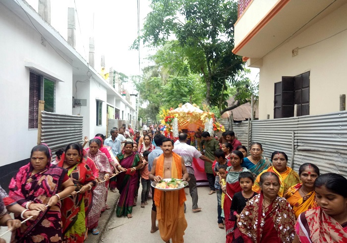 নলছিটিতে জগন্নাথ দেবের রথযাত্রা উৎসব পালিত
