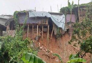 উখিয়ায় রোহিঙ্গা ক্যাম্পে পাহাড় ধস, ৯ জনের মৃত্যু